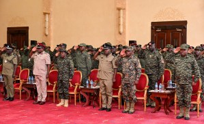 President Museveni Passes Out 106 Senior Security Officers
